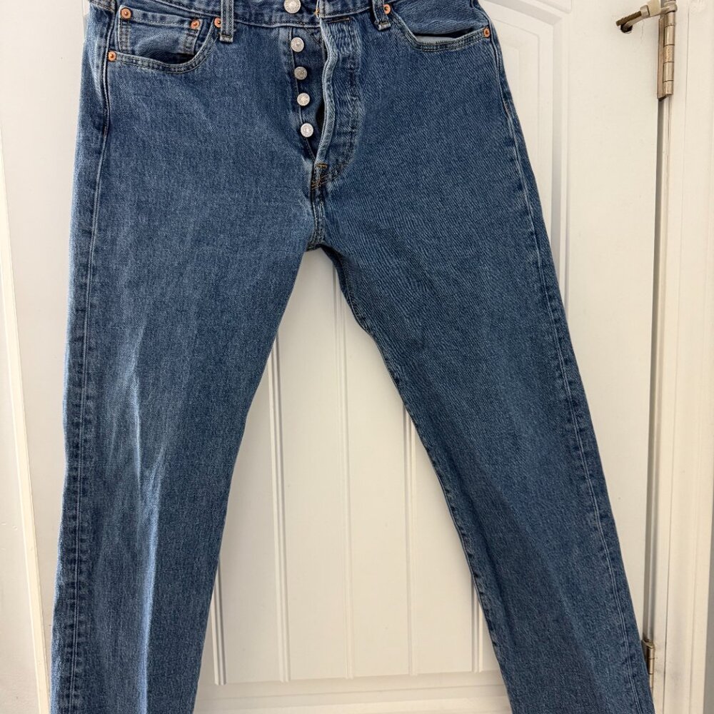 Levi's 501 Straight Leg Jeans 33W 30L